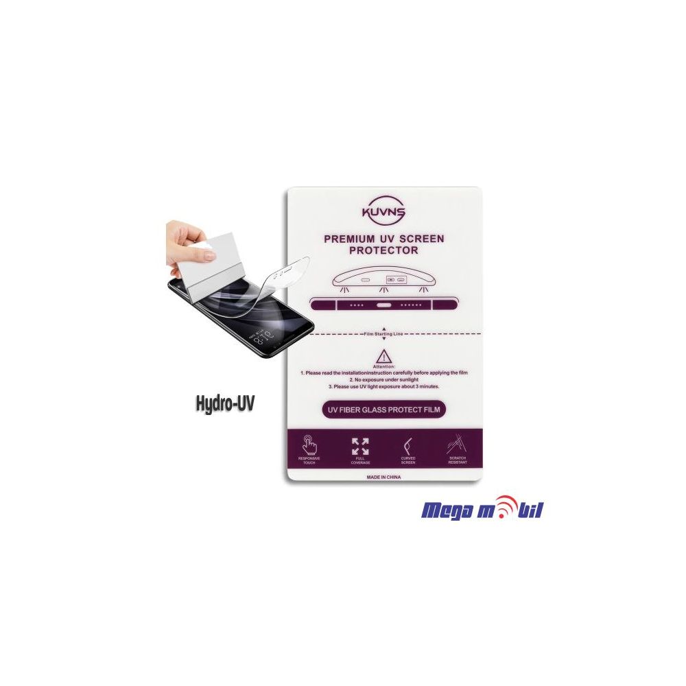 Hidrogel screen protector Kuvns HD UV 0.13mm 18 x 12 cm 10kom