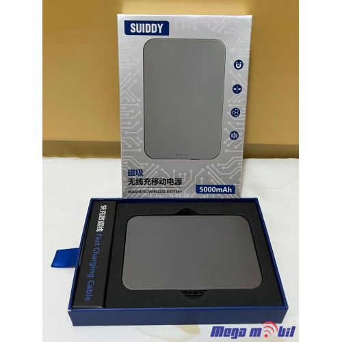 Baterija eksterna 5000mAh Magnetic Wireless