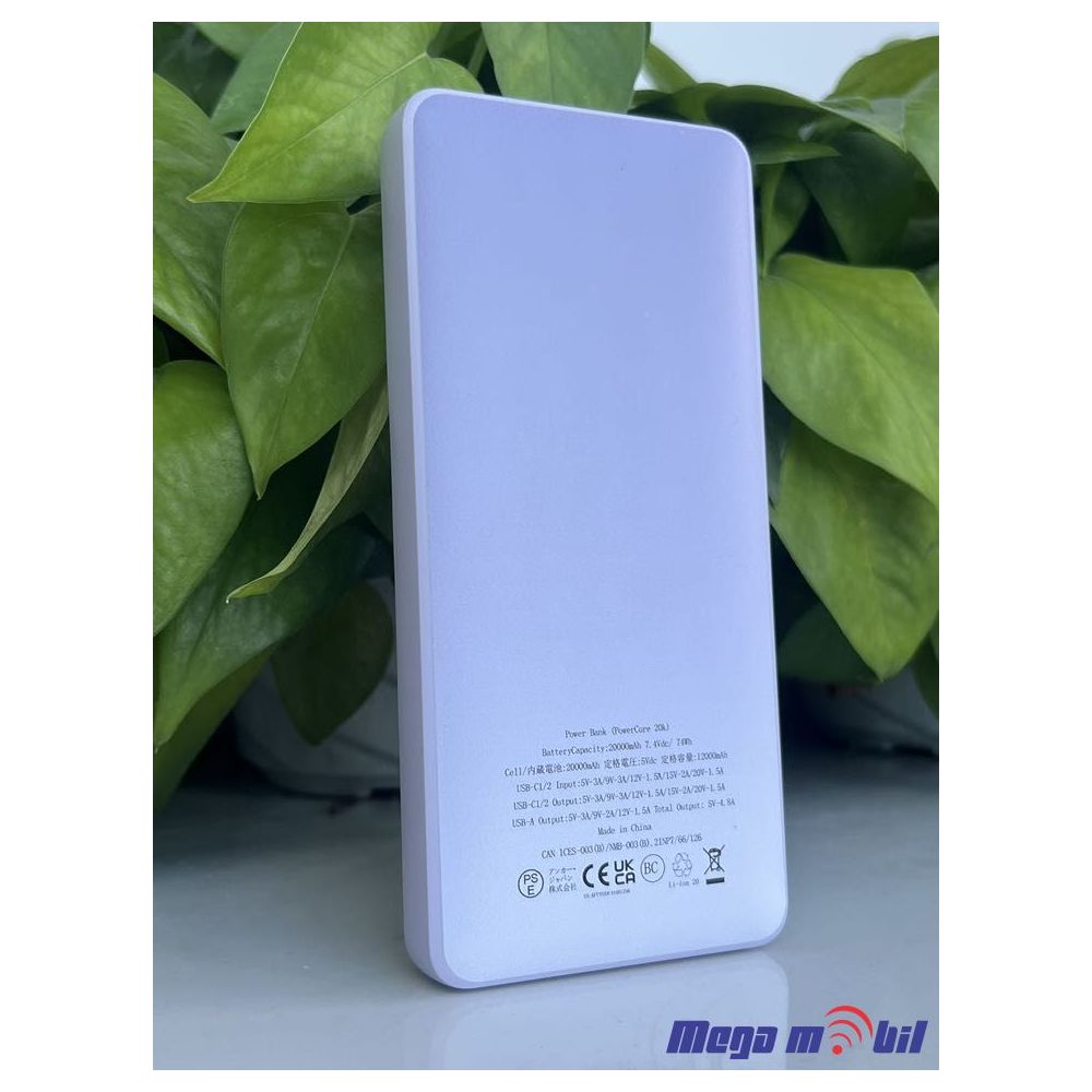 Baterija eksterna 20000mAh ANKER purple