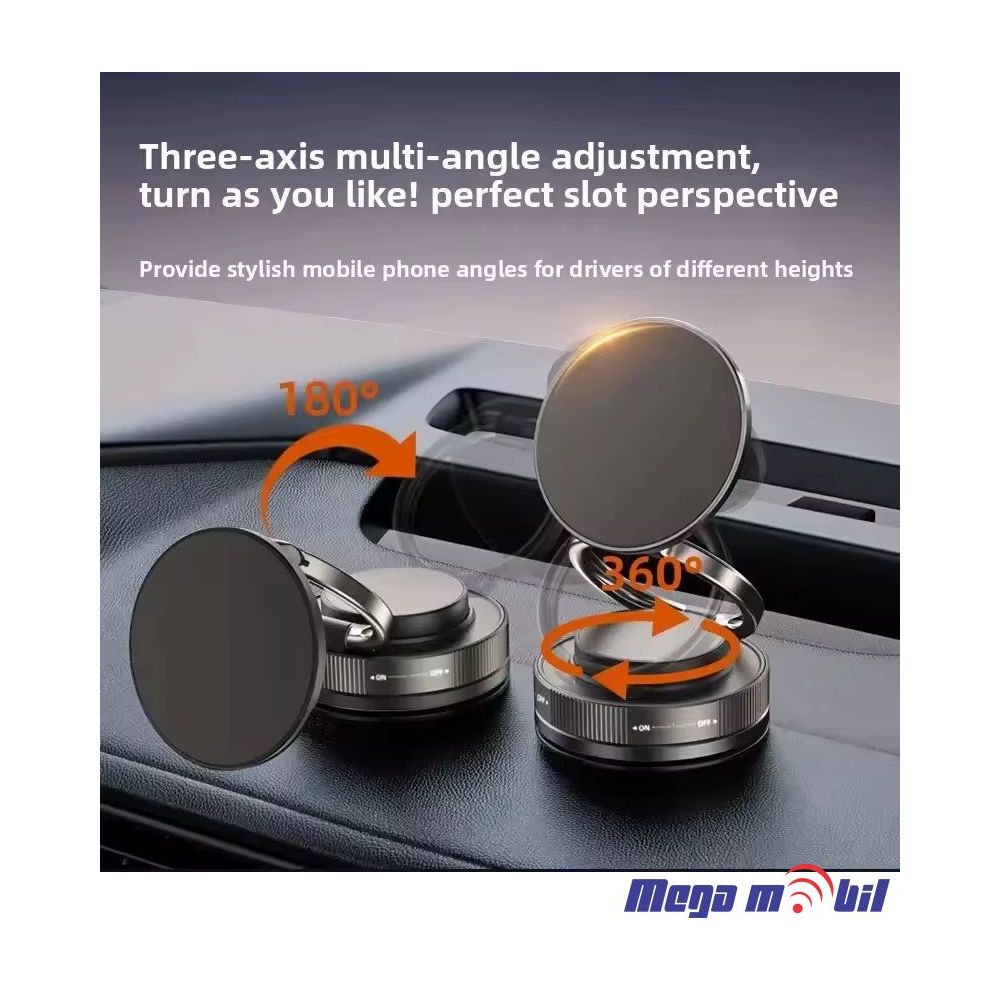 Drzac za vo kola Magnetic RING black