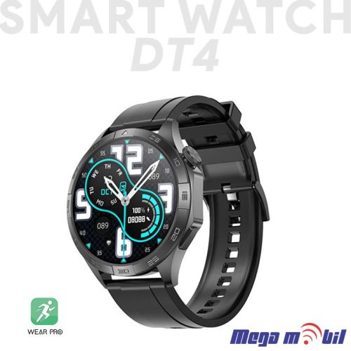 Smart Watch DT4 black (silikonsko remce)