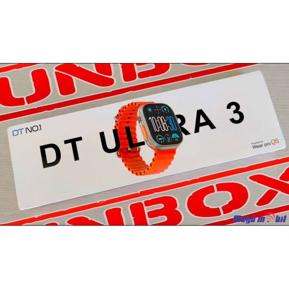 Smart Watch DT Ultra 3 grey/orange