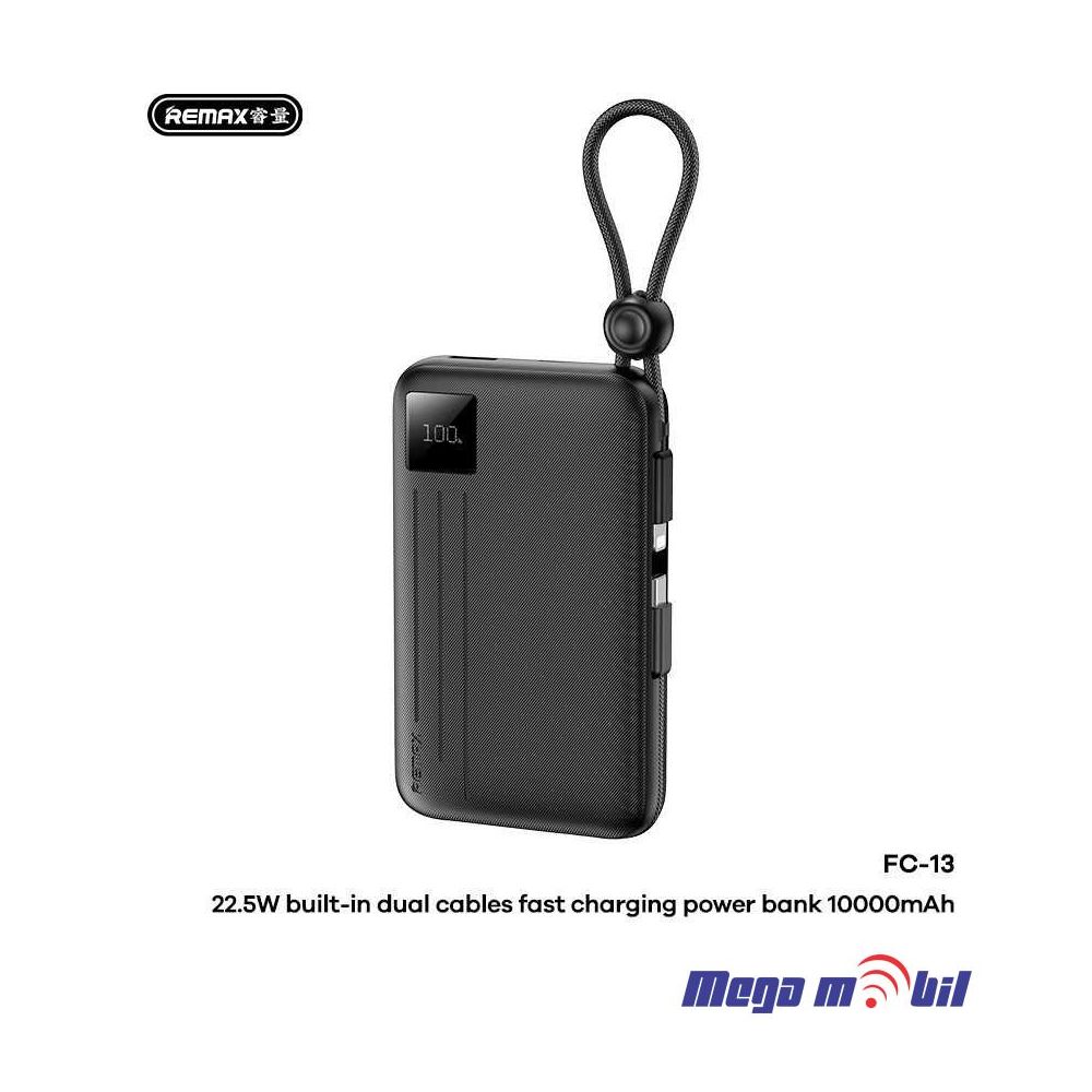 Baterija eksterna 10000mAh REMAX FC-13 FAST 22.5W black