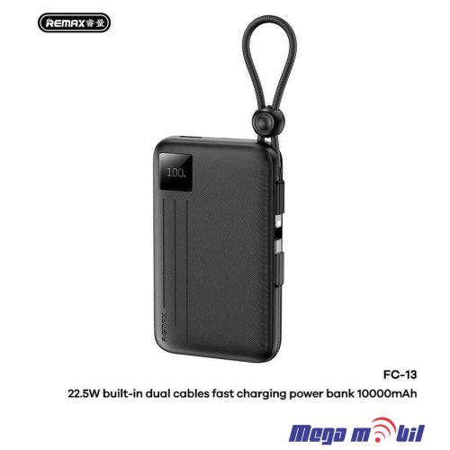 Baterija eksterna 10000mAh REMAX FC-13 FAST 22.5W black