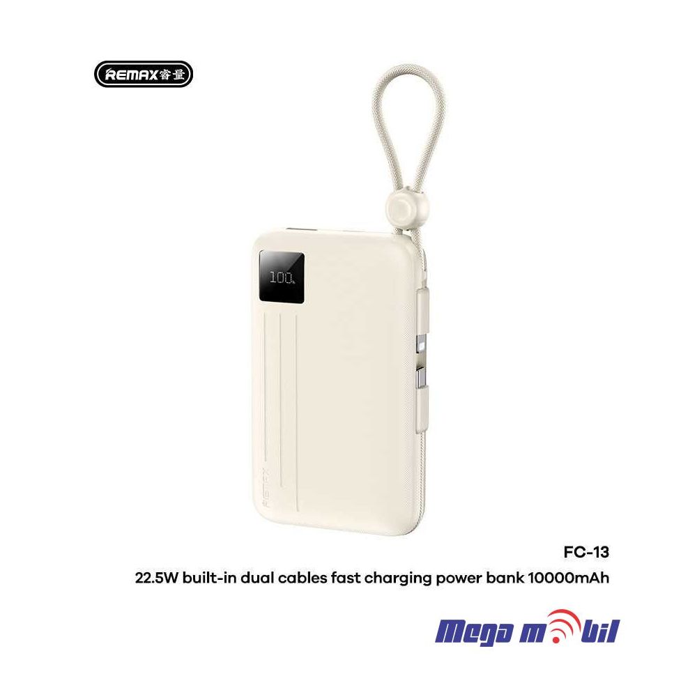 Baterija eksterna 10000mAh REMAX FC-13 FAST 22.5W beige