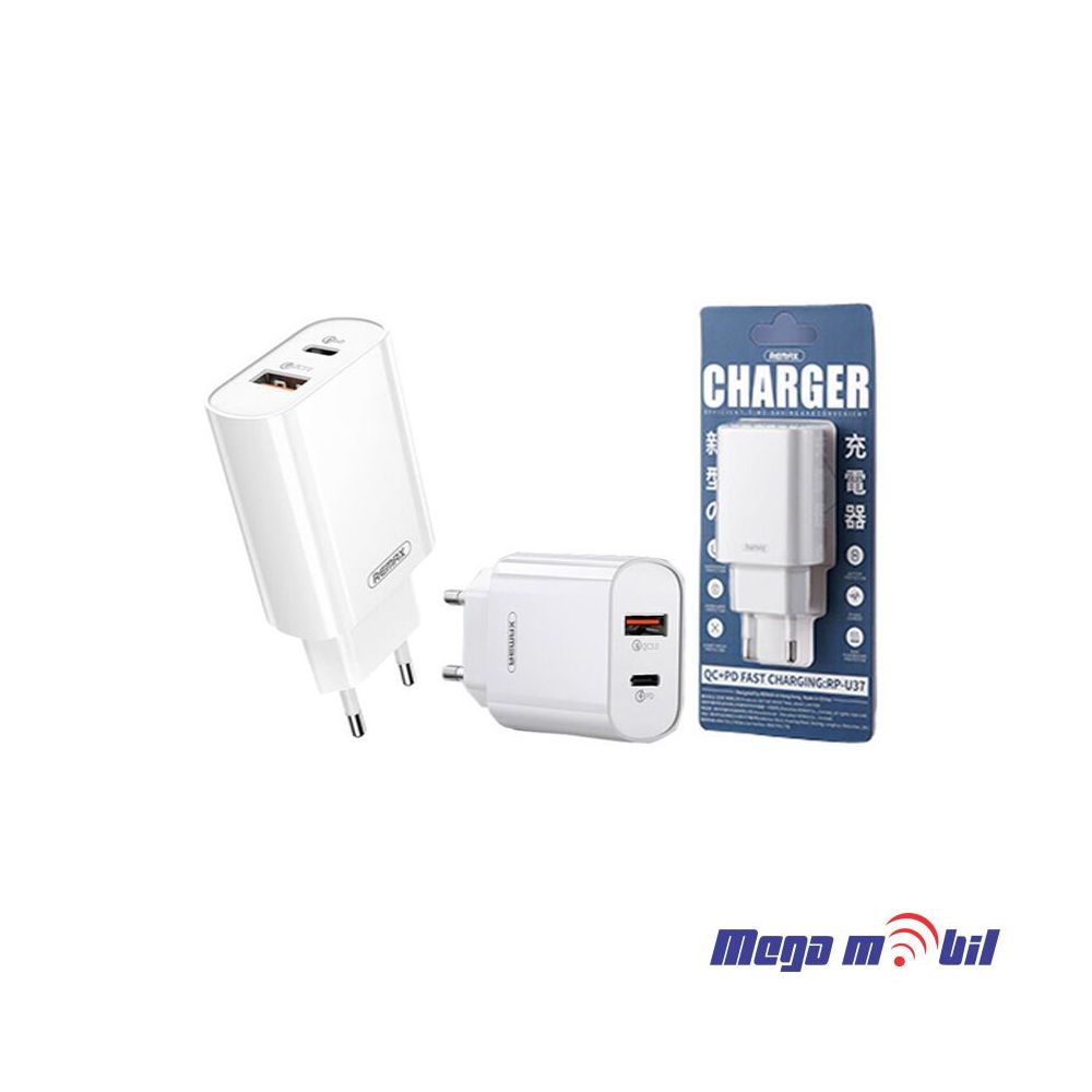 Polnac 220V REMAX Jane Series QC+PD 20W GaN RP-U37