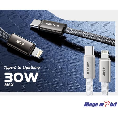 Data Kabel iPhone PD FAST VD-DC22CL 30W 1m black