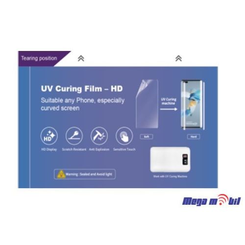 Hidrogel screen protector UV IDSkin 19 x 12
