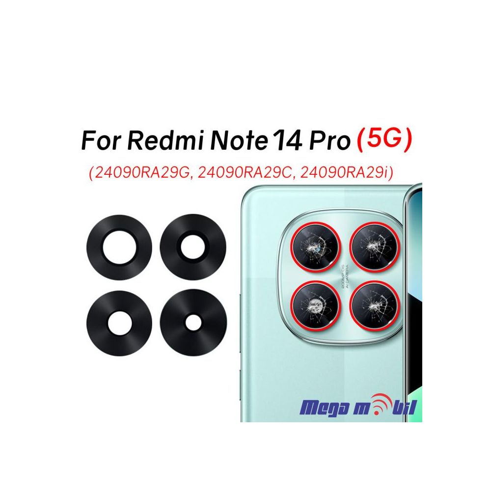 Staklo Xiaomi Redmi Note 14 Pro 5G za kamera 