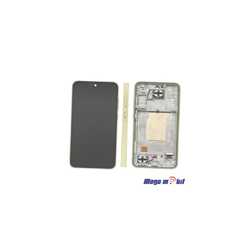 Ekran Samsung A356B/ A35 5G SO RAMKA lemon full org 
