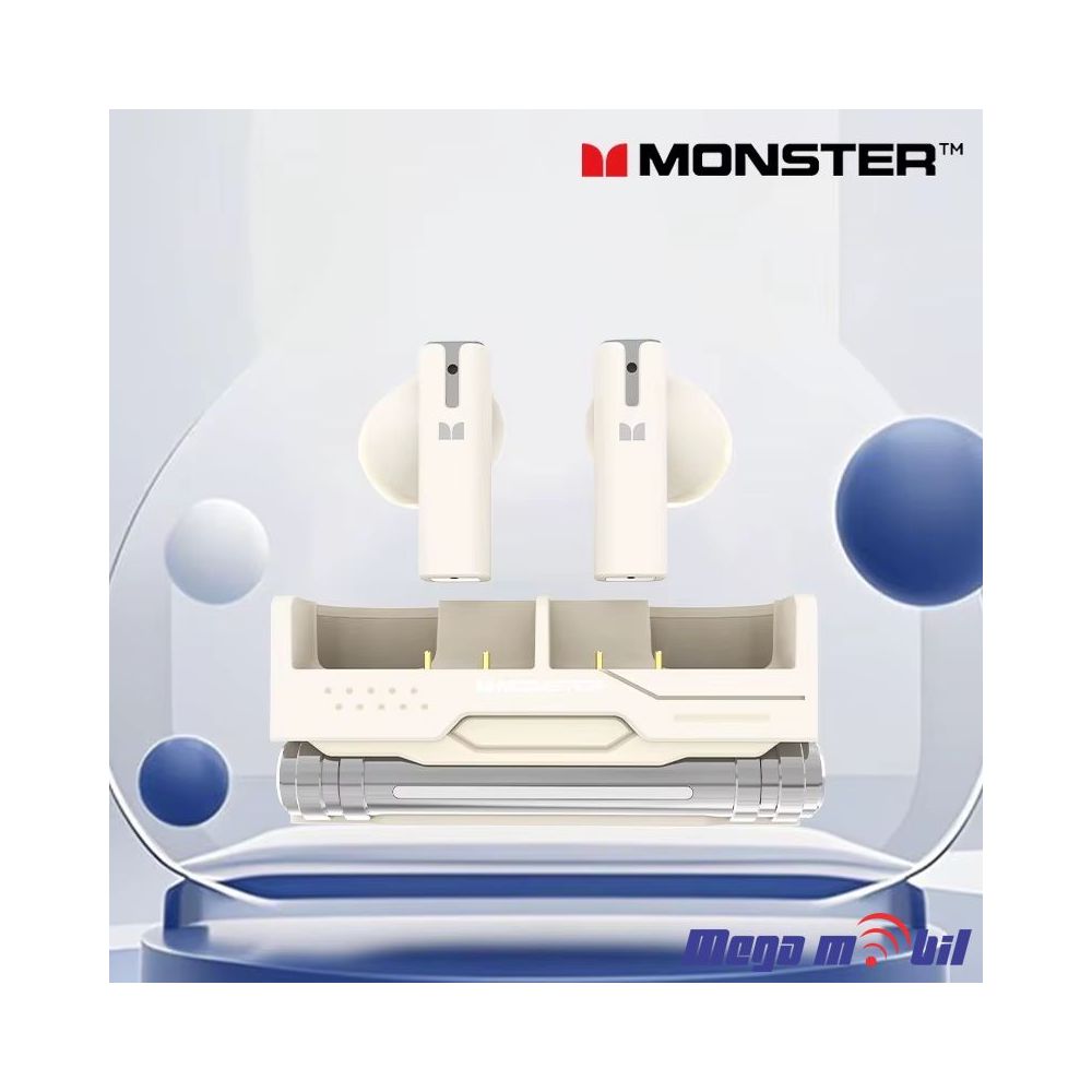 Slusalki Bluetooth MONSTER Maxstar MQT45 white