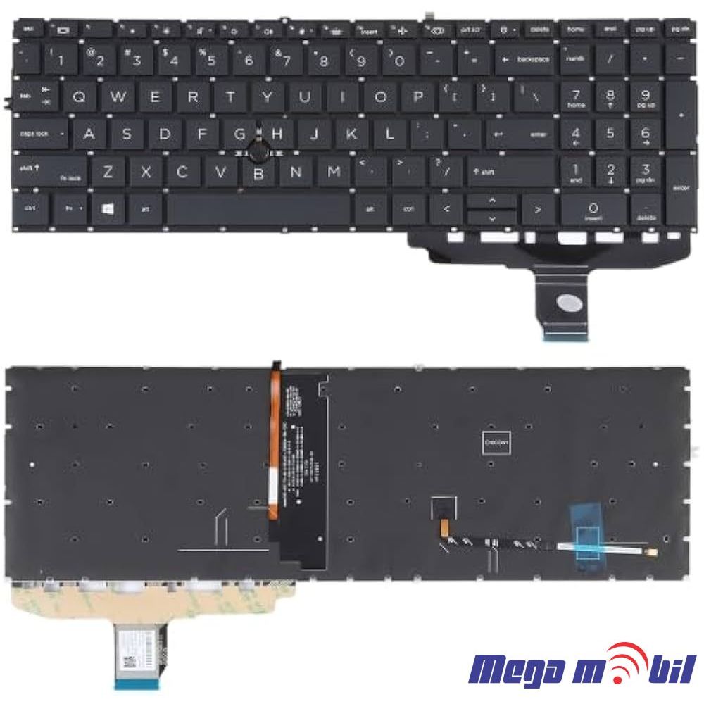 Tastatura za laptop HP Elitebook 850 G7 G8 855 G7 G8 so backlight Pointer/Small Enter