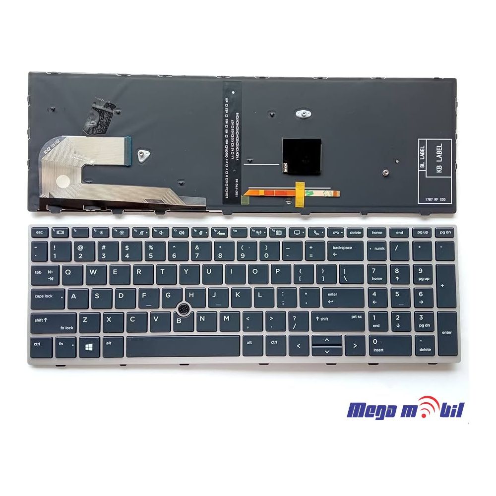 Tastatura za laptop HP Elitebook 750 G3 850 G3 G4 so backlight i pointer