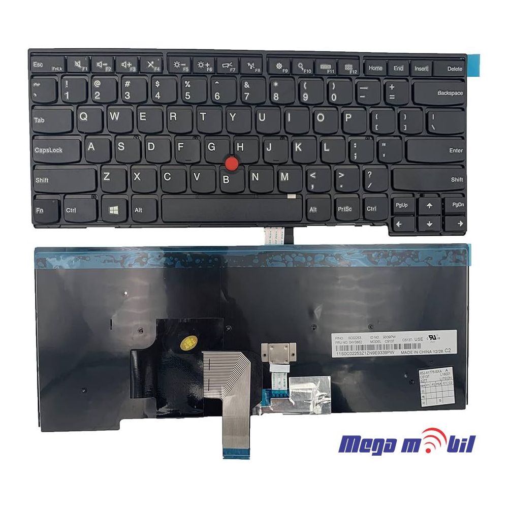 Tastatura za laptop Lenovo Thinkpad T440 T440p T440s so pointer