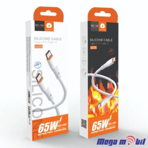 Data Kabel Type C PD WUW-X225 65W 1m FAST white