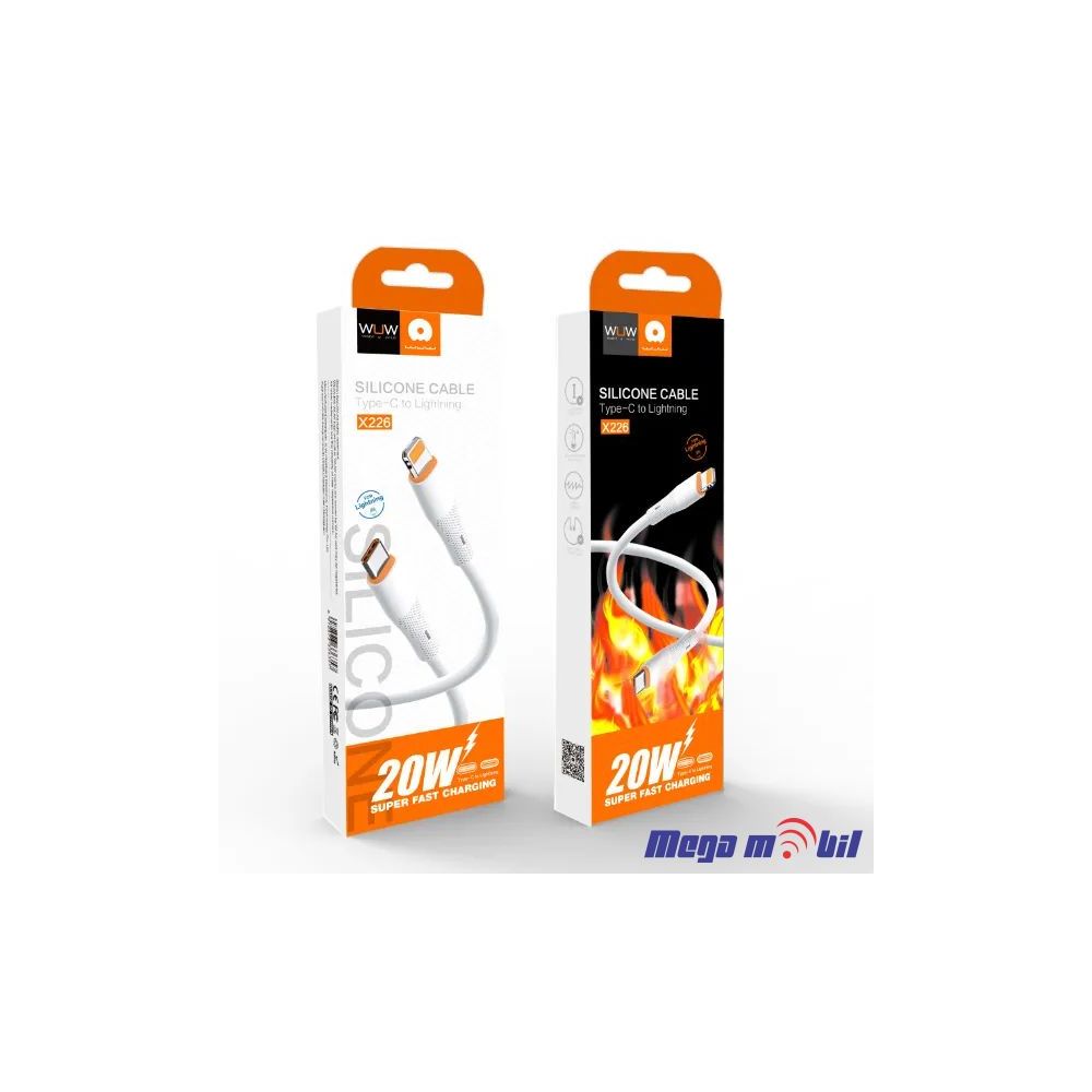 Data Kabel iPhone PD WUW-X226 20W 1m FAST white