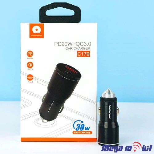 Polnac 12V/24V WUW-C179 PD 20W+QC 18W black