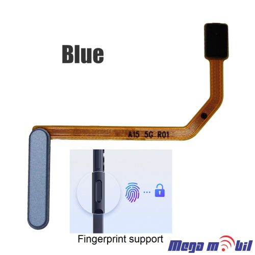 Fletkabel Samsung A15/ A156B Power on/off blue