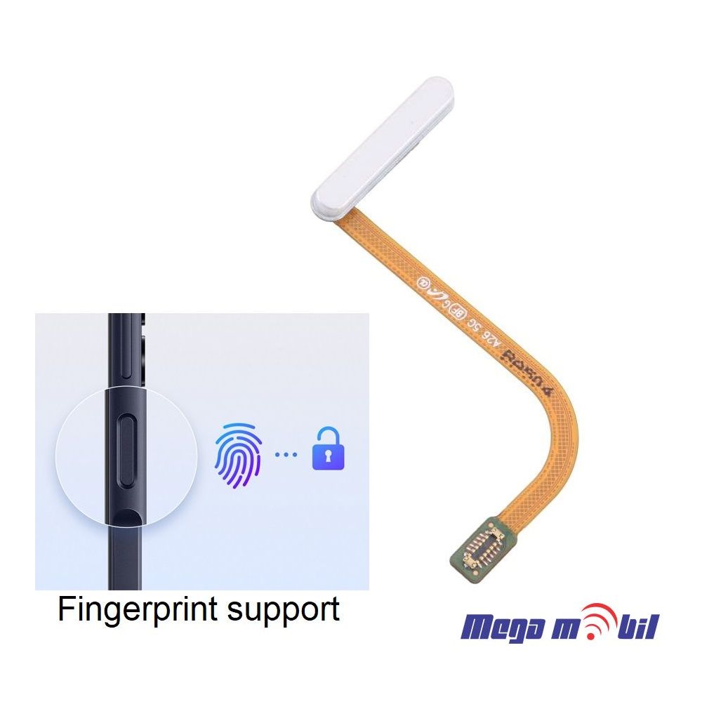 Fletkabel Samsung A26/ A266B Power on/off white