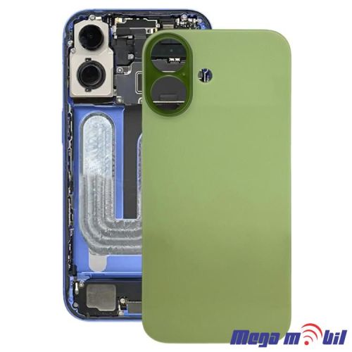 Zadno staklo iPhone 17 Green so magneti za wireless i stakla za kamera 