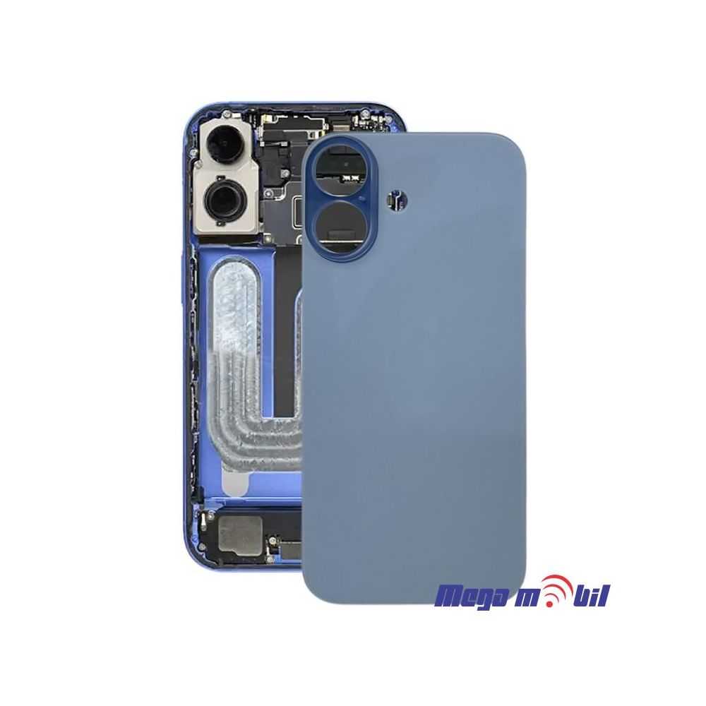 Zadno staklo iPhone 17 Blue so magneti za wireless i stakla za kamera 
