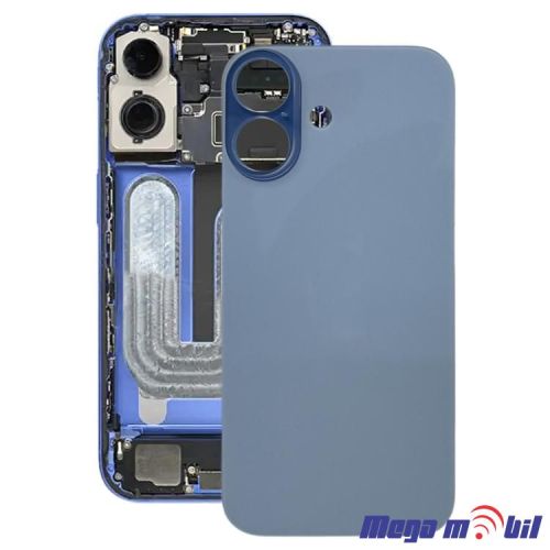 Zadno staklo iPhone 17 Blue so magneti za wireless i stakla za kamera 