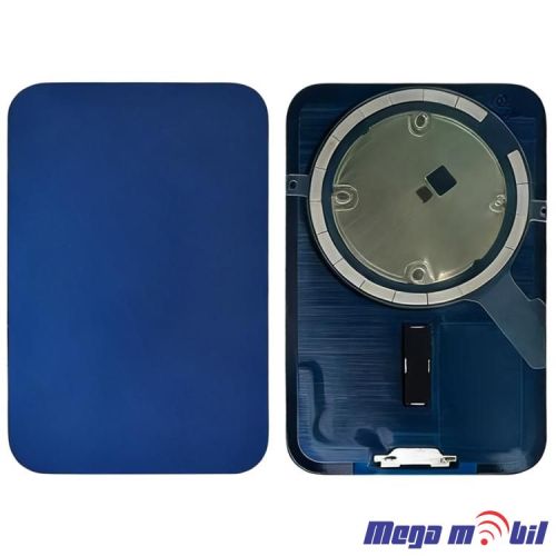 Zadno staklo iPhone 17 Pro Blue so magneti za wireless