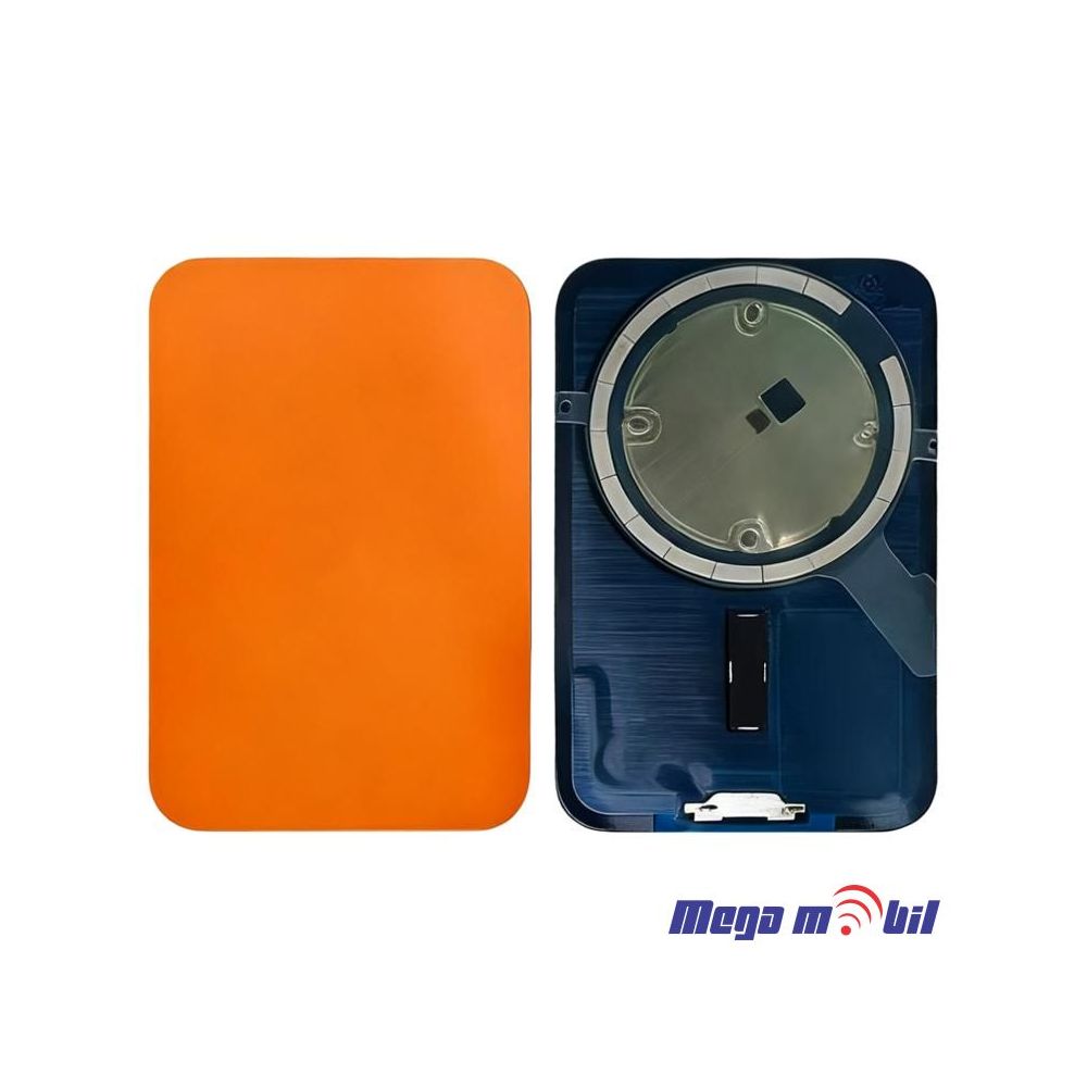 Zadno staklo iPhone 17 Pro Max Orange so magneti za wireless