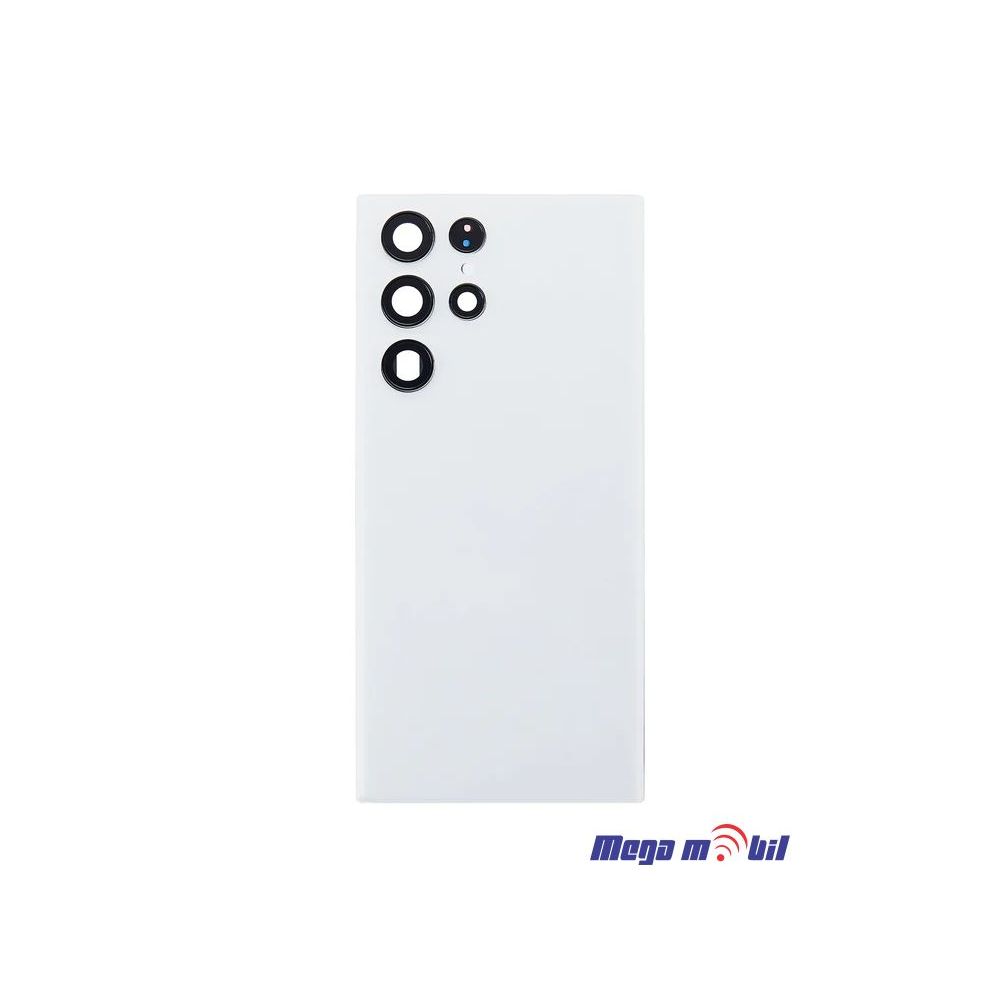 Zadno kapace Samsung S908B/ S22 Ultra so staklo za kamera white ORI