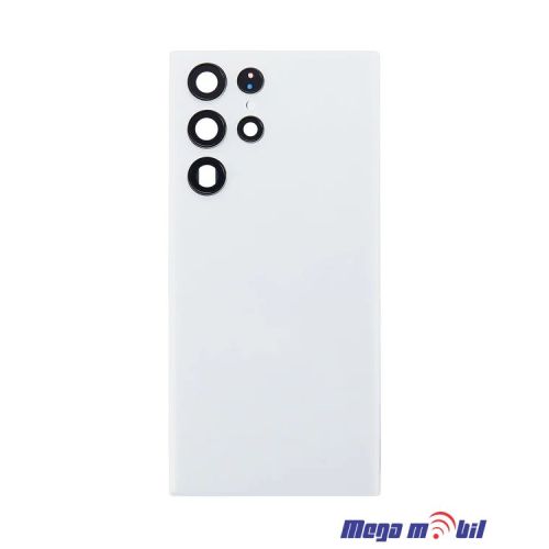 Zadno kapace Samsung S908B/ S22 Ultra so staklo za kamera white ORI