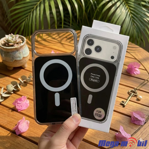 Futrola iPhone 15 Pro Max Crystal magnetic black