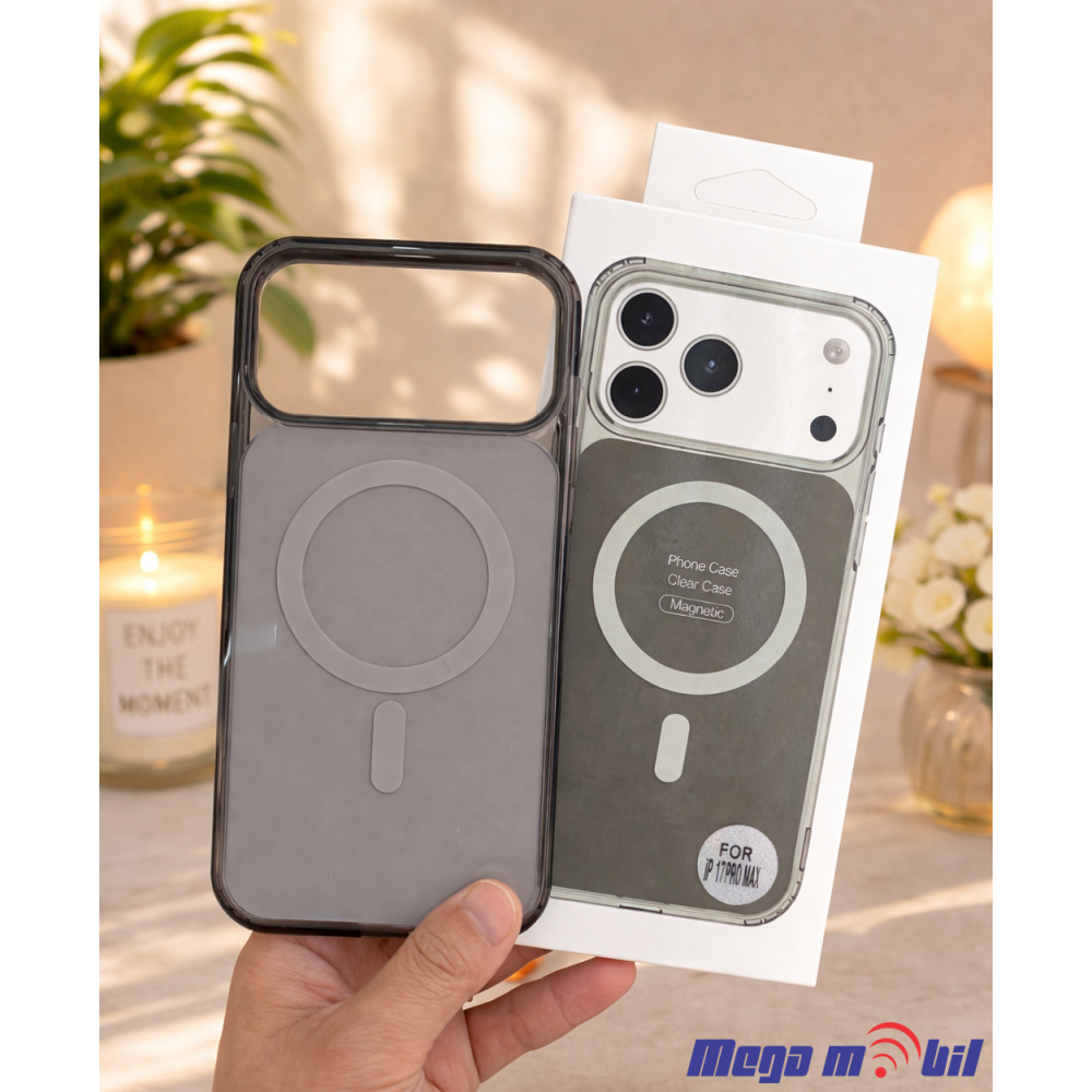 Futrola iPhone 16 Pro Max Crystal magnetic grey