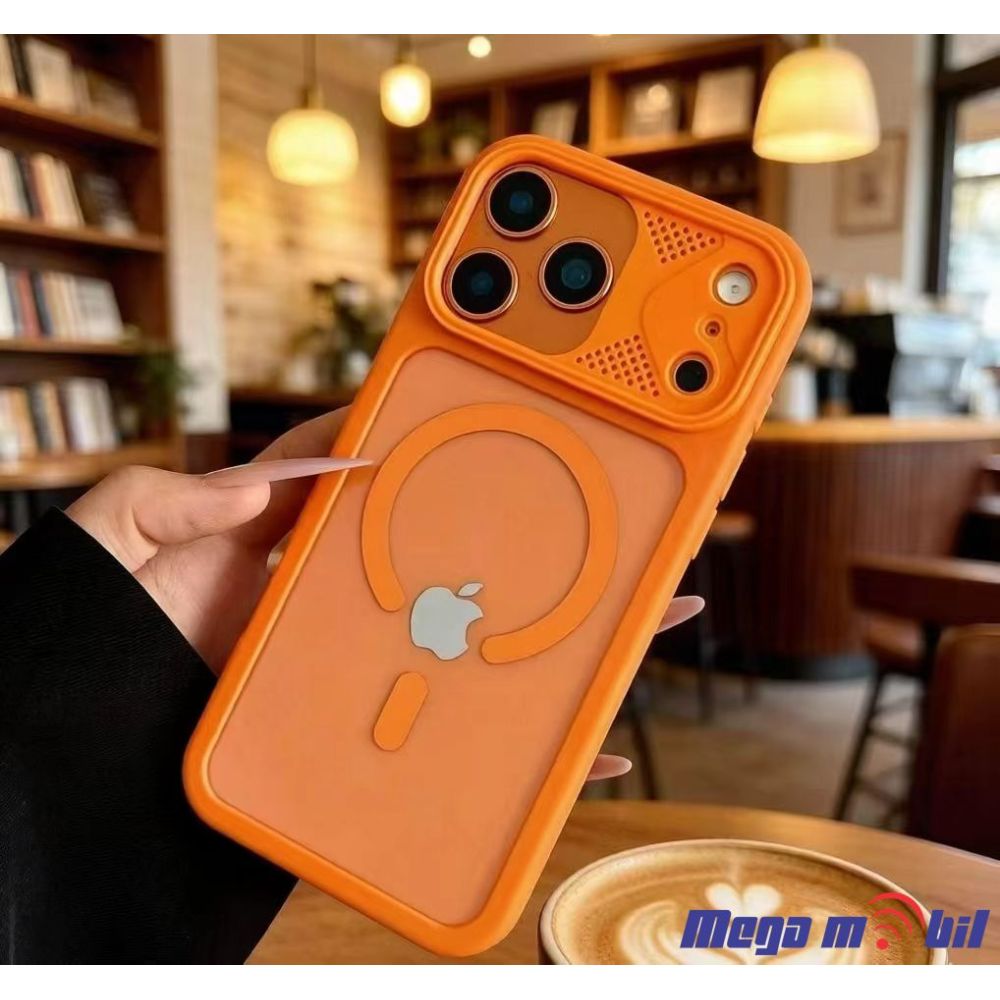 Futrola iPhone 17 Pro Max HaloGrip orange
