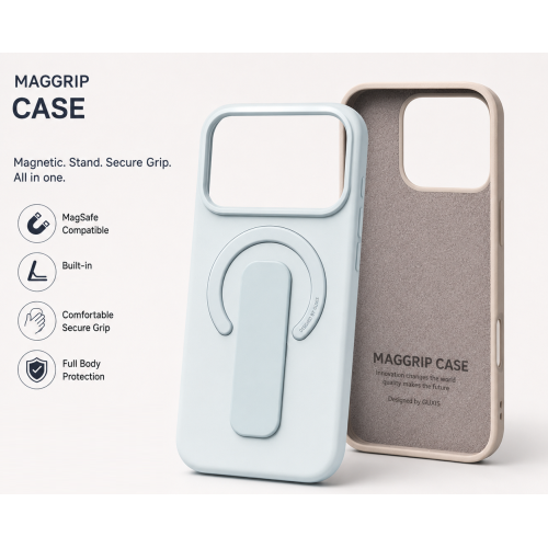 Futrola iPhone 17 MACGRIP light blue
