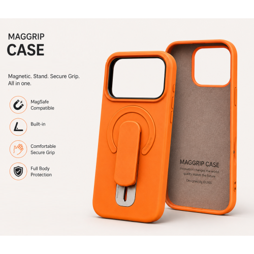Futrola iPhone 17 MACGRIP orange