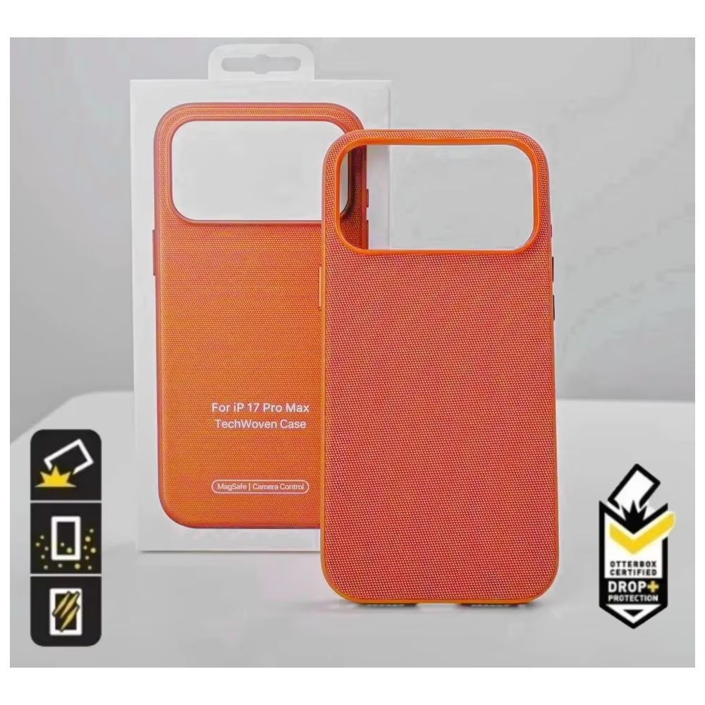 Futrola iPhone 17 TechWoven orange