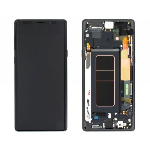 Ekran Samsung N960F Note 9 SO RAMKA Blue full org SH