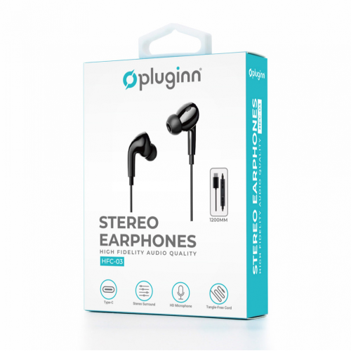 Slusalki Pluginn HFC-03 Type C black