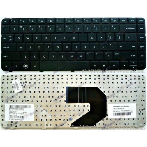 Tastatura za laptop HP 630/G4/G6/CQ57/430 black
