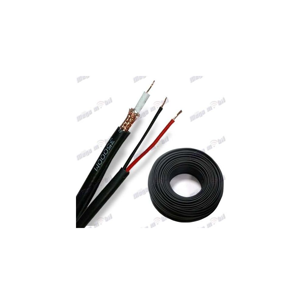 Kabel koaksijalen RG59+2x0.5  KOTUR 200m 