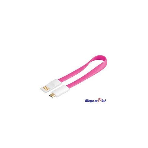 Data Kabel Micro Magnetic pink 2A 0.2m