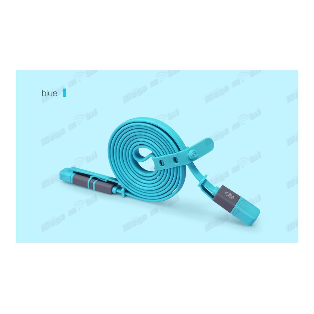 Data Kabel iPhone/Micro Nillkin Plus II blue