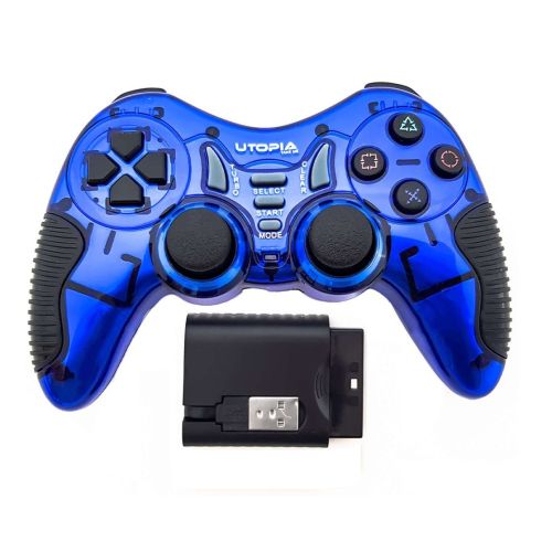Joystick za PC/PS1/PS2/PS3/PC360/Android TV Wireless 6in1 blue