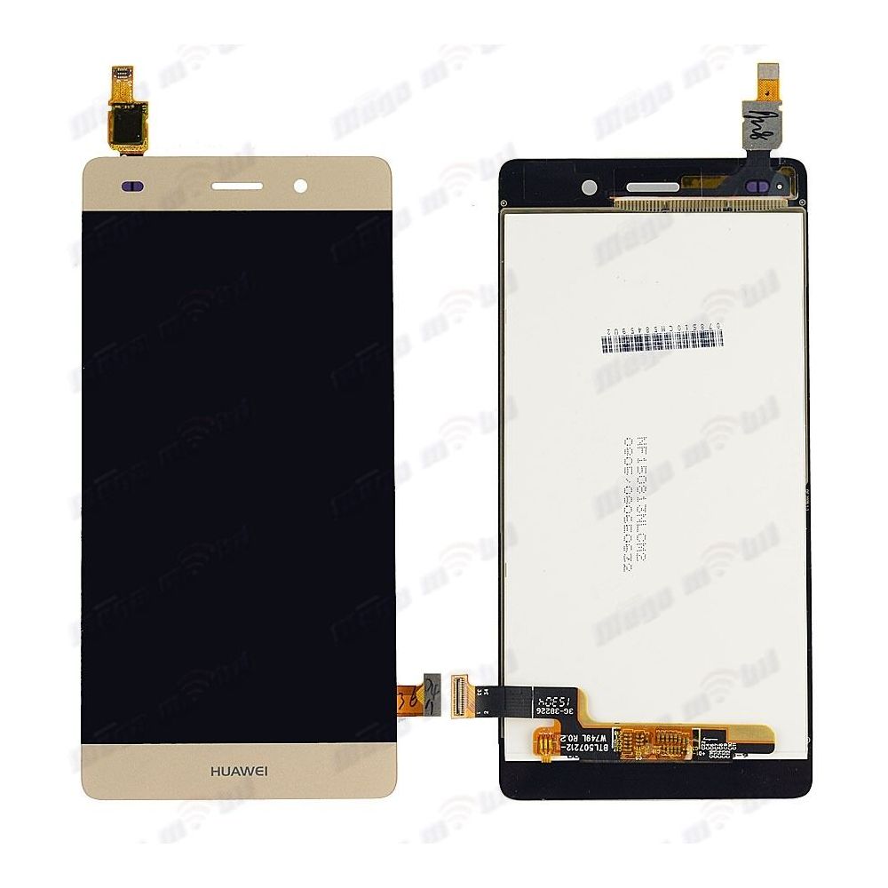Ekran Huawei P8 lite gold.