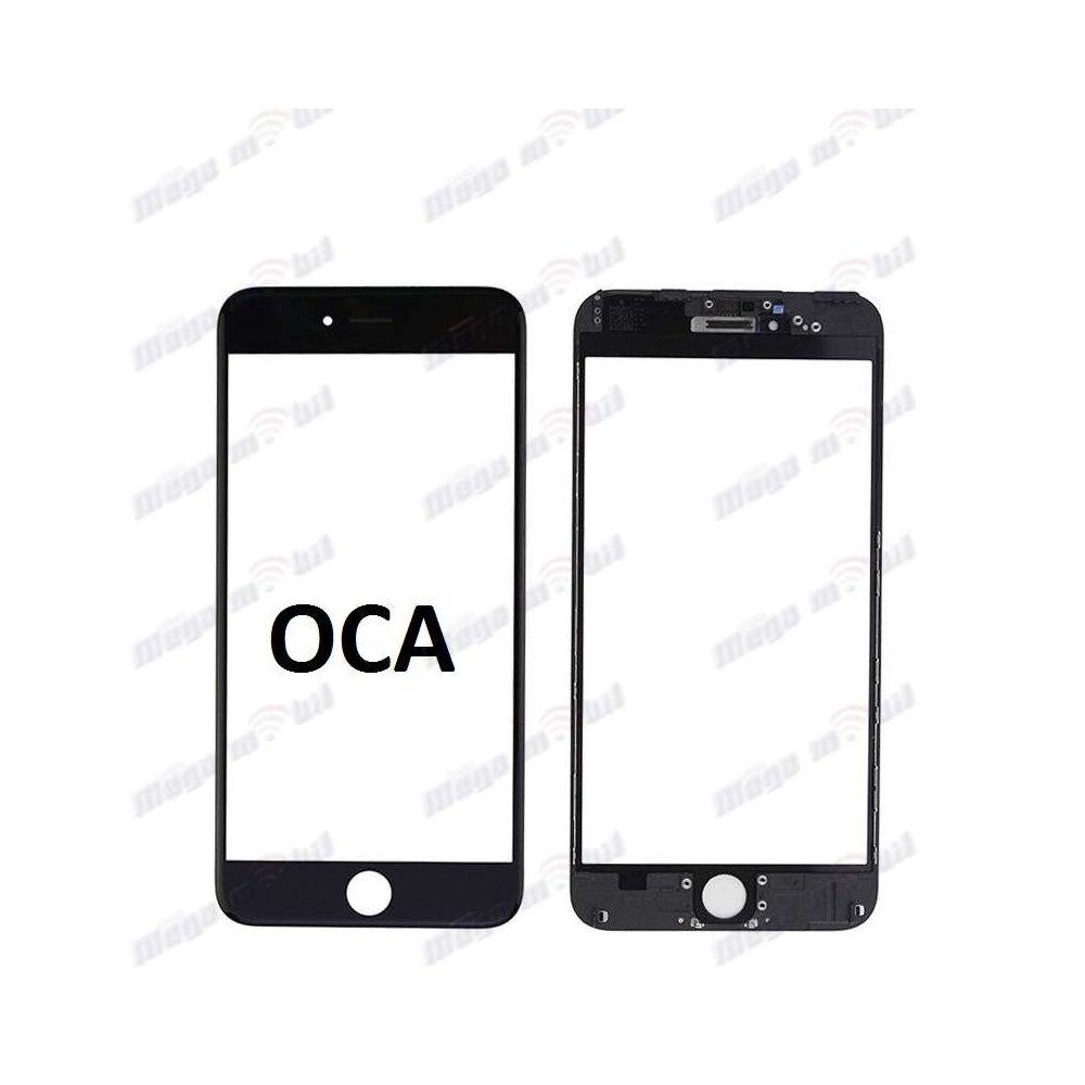 Staklo iPhone 6S plus Black so Ramka i OCA.