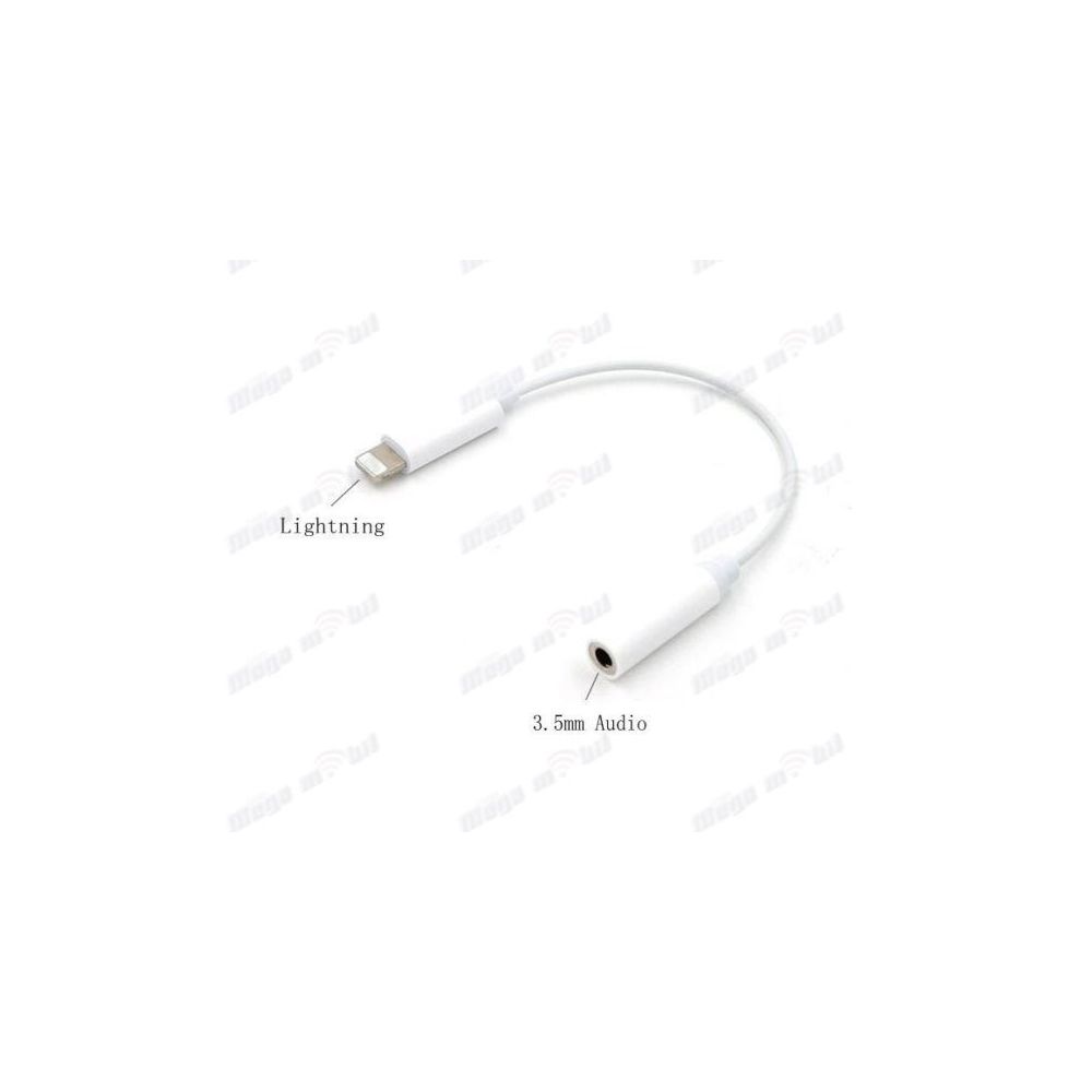 Kabel iPhone Lightning AUX 3.5mm female za slusalki 