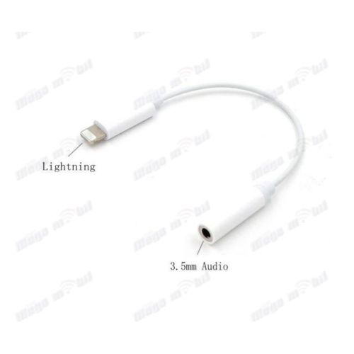 Kabel iPhone Lightning AUX 3.5mm female za slusalki 
