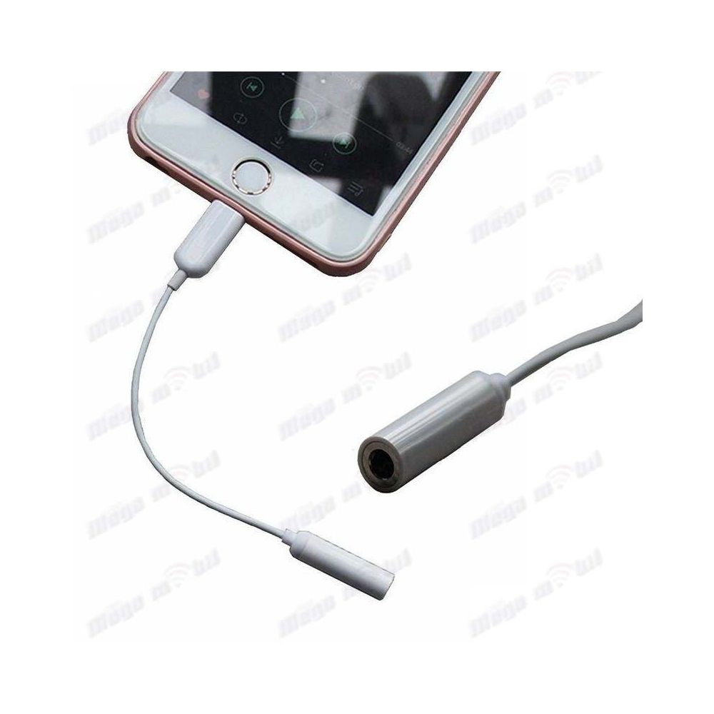Kabel iPhone Lightning AUX 3.5mm female za slusalki 