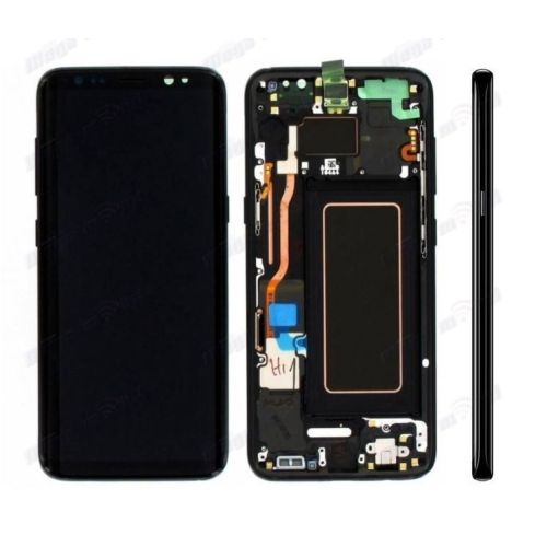 Ekran Samsung G950 S8 SO RAMKA Black Repariran 