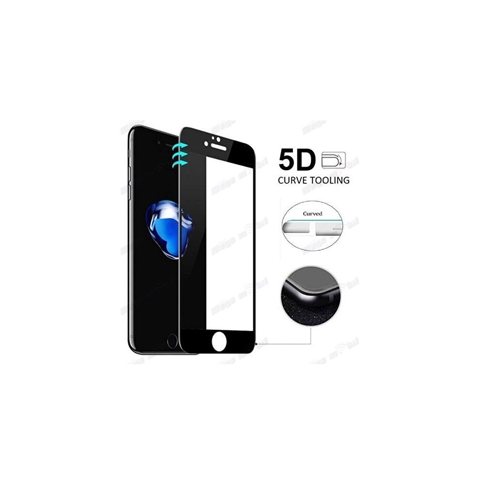 Tempered glass za iPhone 6 5D. black